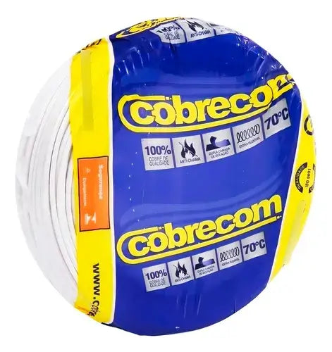 FIO CABO FLEXÍVEL 6mm ROLO 100m – COBRECOM