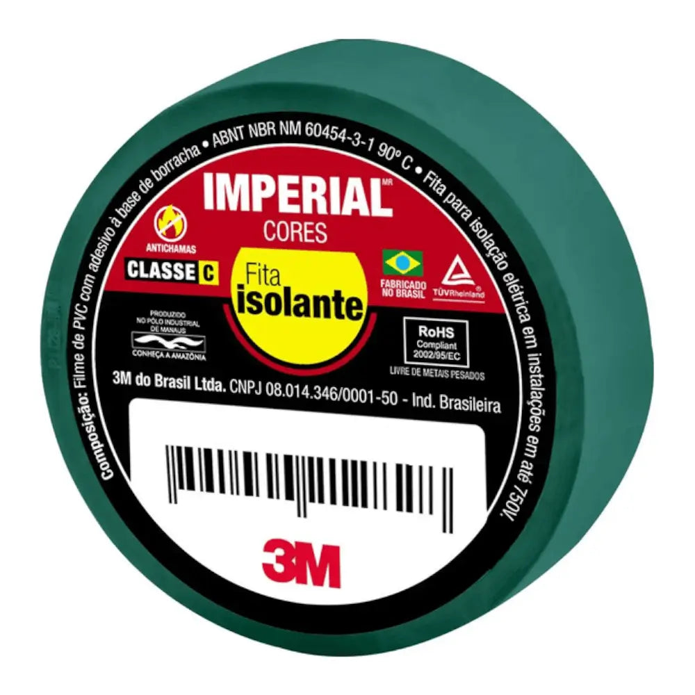 FITA ISOLANTE IMPERIAL COLORIDA 10m – 3M
