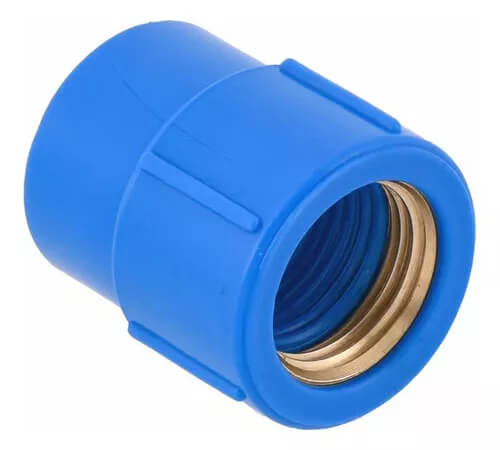 LUVA AZUL COM BUCHA DE LATÃO – KRONA