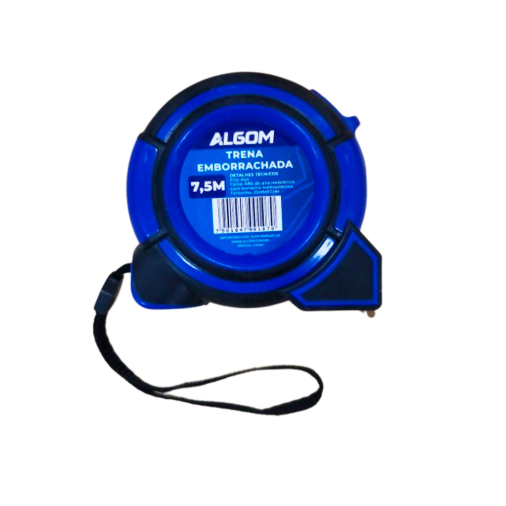 TRENA DE AÇO EMBORRACHADA COM TRAVA – ALGOM