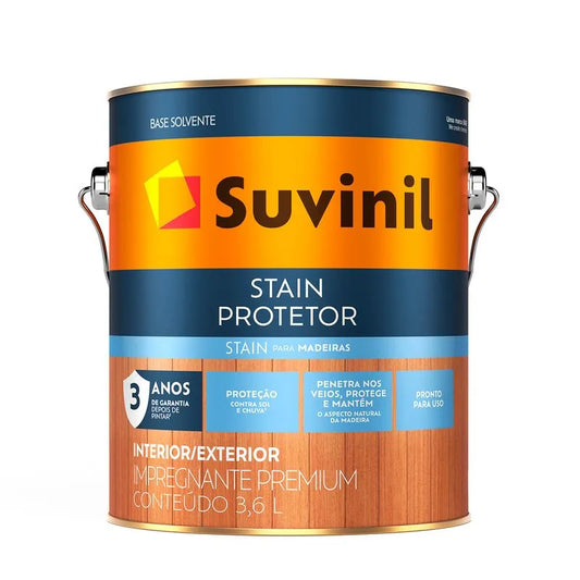 VERNIZ STAIN PROTETOR ACETINADO 3,6L - SUVINIL