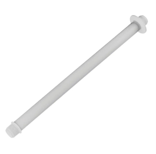 BRAÇO P/ CHUVEIRO 30cm PVC BRANCO – HERC