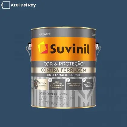 ESMALTE SINTÉTICO COR & PROTEÇÃO DIRETO FERRUGEM 3,6L – SUVINIL