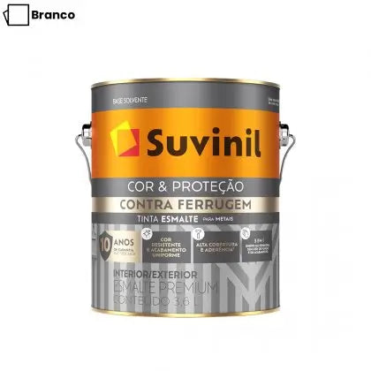 ESMALTE SINTÉTICO COR & PROTEÇÃO DIRETO FERRUGEM 3,6L – SUVINIL