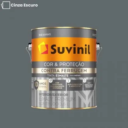 ESMALTE SINTÉTICO COR & PROTEÇÃO DIRETO FERRUGEM 3,6L – SUVINIL