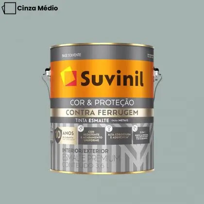 ESMALTE SINTÉTICO COR & PROTEÇÃO DIRETO FERRUGEM 3,6L – SUVINIL