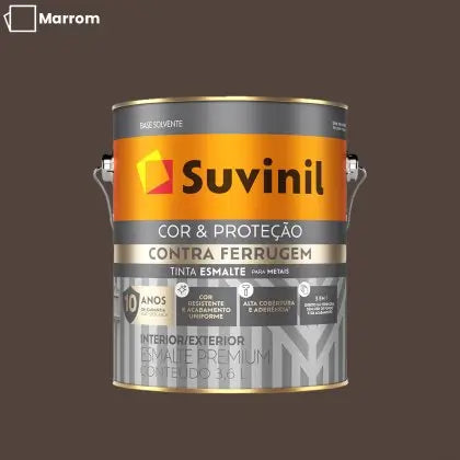 ESMALTE SINTÉTICO COR & PROTEÇÃO DIRETO FERRUGEM 3,6L – SUVINIL