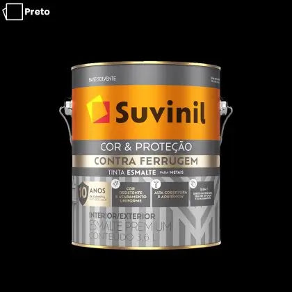 ESMALTE SINTÉTICO COR & PROTEÇÃO DIRETO FERRUGEM 3,6L – SUVINIL