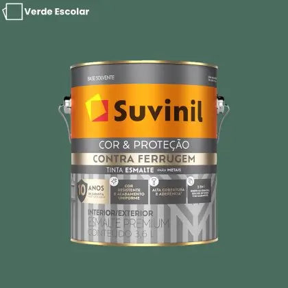 ESMALTE SINTÉTICO COR & PROTEÇÃO DIRETO FERRUGEM 3,6L – SUVINIL