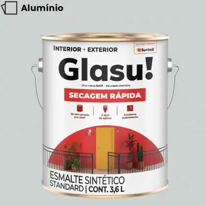 TINTA ESMALTE SINTÉTICO BRILHANTE 3,6L – GLASU