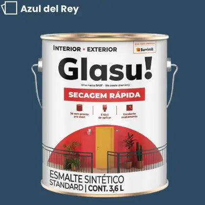 TINTA ESMALTE SINTÉTICO BRILHANTE 3,6L – GLASU