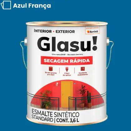 TINTA ESMALTE SINTÉTICO BRILHANTE 3,6L – GLASU