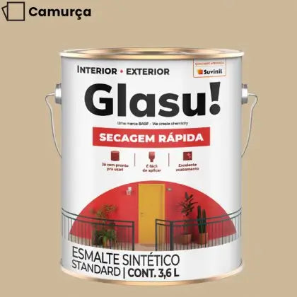 TINTA ESMALTE SINTÉTICO BRILHANTE 3,6L – GLASU