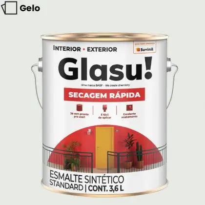 TINTA ESMALTE SINTÉTICO BRILHANTE 3,6L – GLASU