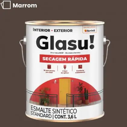 TINTA ESMALTE SINTÉTICO BRILHANTE 3,6L – GLASU