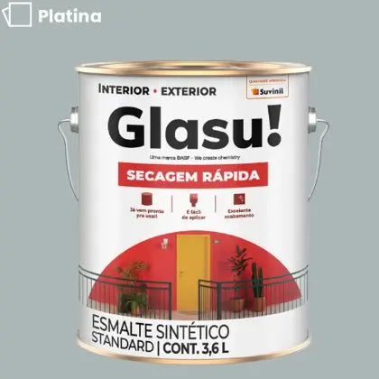 TINTA ESMALTE SINTÉTICO BRILHANTE 3,6L – GLASU