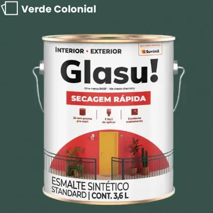 TINTA ESMALTE SINTÉTICO BRILHANTE 3,6L – GLASU