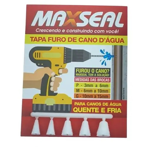 TAPA FURO EM CANO D'ÁGUA 5PÇS. – MAXSEAL