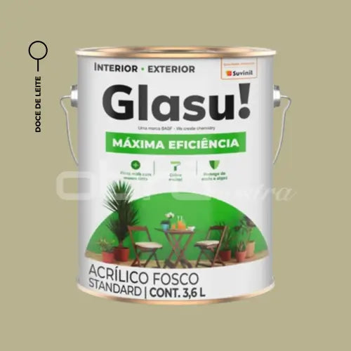 TINTA ACRÍLICA MÁXIMA EFICIÊNCIA FOSCO 3,6L EXTERNA – GLASU