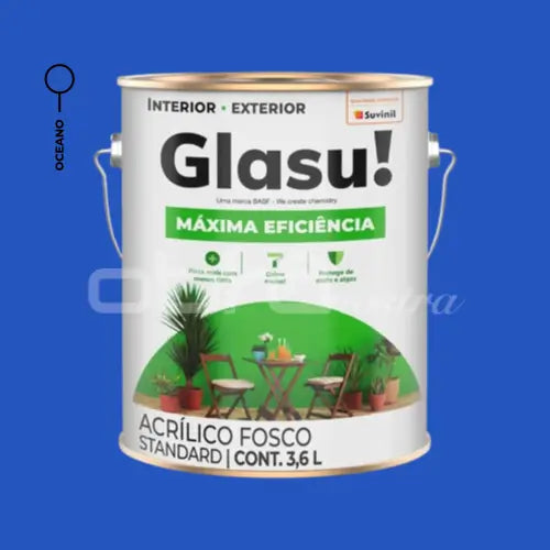 TINTA ACRÍLICA MÁXIMA EFICIÊNCIA FOSCO 3,6L EXTERNA – GLASU