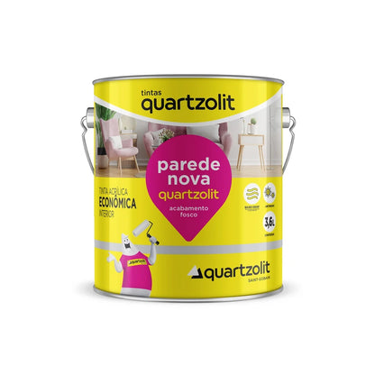 TINTA ACRÍLICA PAREDE NOVA FOSCA ANTIMOFO INTERIOR 3,6L – QUARTZOLIT