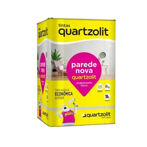 TINTA ACRÍLICA PAREDE NOVA FOSCA ANTIMOFO INTERIOR 18L – QUARTZOLIT