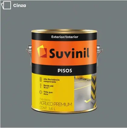 TINTA ACRÍLICA PISO PREMIUM 3,6L – SUVINIL