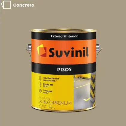 TINTA ACRÍLICA PISO PREMIUM 3,6L – SUVINIL