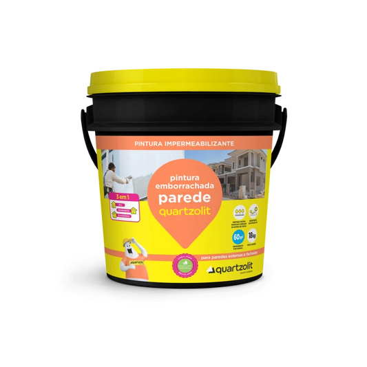 TINTA PAREDE EMBORRACHADA BRANCA 18KG – QUARTZOLIT