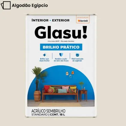 TINTA ACRÍLICA BRILHO PRÁTICO EXTERNA 18L – GLASU