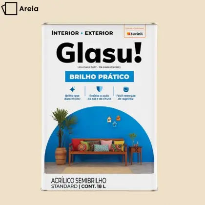 TINTA ACRÍLICA BRILHO PRÁTICO EXTERNA 18L – GLASU