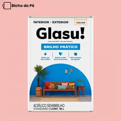TINTA ACRÍLICA BRILHO PRÁTICO EXTERNA 18L – GLASU