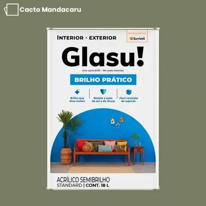 TINTA ACRÍLICA BRILHO PRÁTICO EXTERNA 18L – GLASU