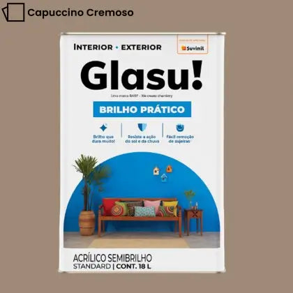 TINTA ACRÍLICA BRILHO PRÁTICO EXTERNA 18L – GLASU