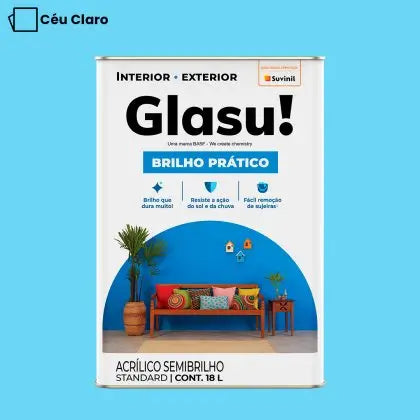 TINTA ACRÍLICA BRILHO PRÁTICO EXTERNA 18L – GLASU