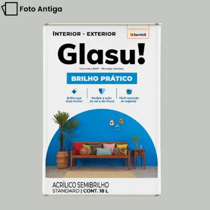 TINTA ACRÍLICA BRILHO PRÁTICO EXTERNA 18L – GLASU