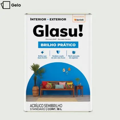 TINTA ACRÍLICA BRILHO PRÁTICO EXTERNA 18L – GLASU