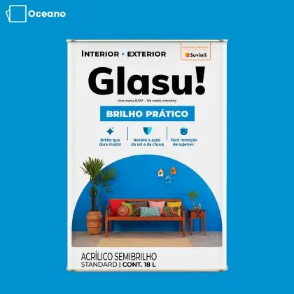 TINTA ACRÍLICA BRILHO PRÁTICO EXTERNA 18L – GLASU