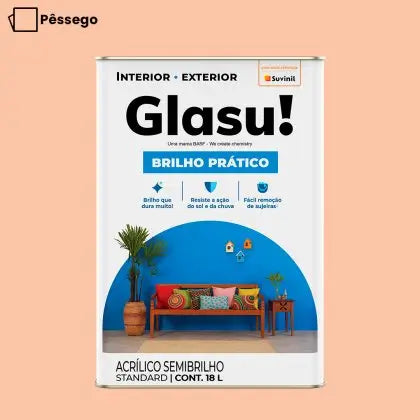 TINTA ACRÍLICA BRILHO PRÁTICO EXTERNA 18L – GLASU
