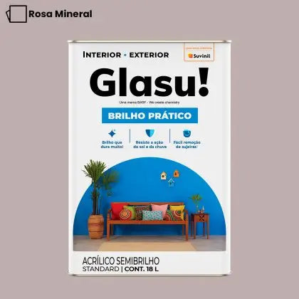 TINTA ACRÍLICA BRILHO PRÁTICO EXTERNA 18L – GLASU