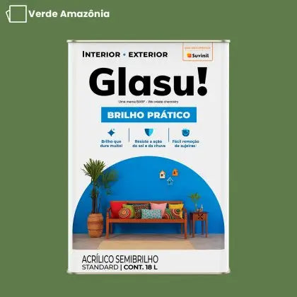 TINTA ACRÍLICA BRILHO PRÁTICO EXTERNA 18L – GLASU