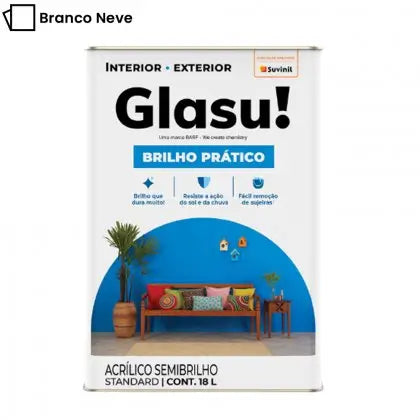 TINTA ACRÍLICA BRILHO PRÁTICO EXTERNA 18L – GLASU