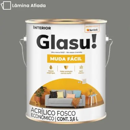TINTA ACRÍLICA MUDA FÁCIL FOSCO 3,6L INTERNA – GLASU