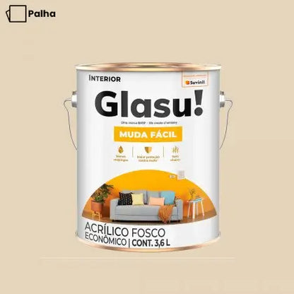 TINTA ACRÍLICA MUDA FÁCIL FOSCO 3,6L INTERNA – GLASU