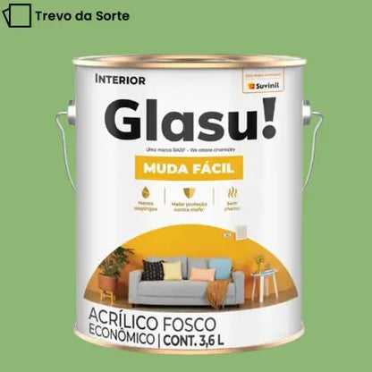 TINTA ACRÍLICA MUDA FÁCIL FOSCO 3,6L INTERNA – GLASU