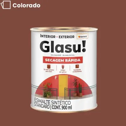 TINTA ESMALTE SINTÉTICO BRILHANTE 900ml – GLASU