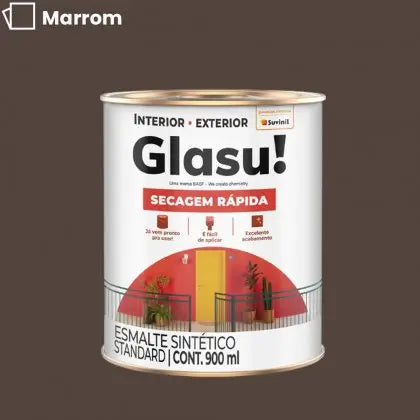 TINTA ESMALTE SINTÉTICO BRILHANTE 900ml – GLASU