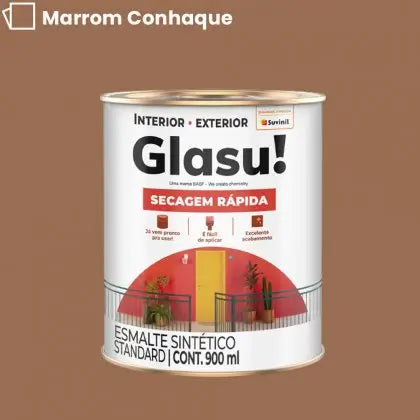 TINTA ESMALTE SINTÉTICO BRILHANTE 900ml – GLASU