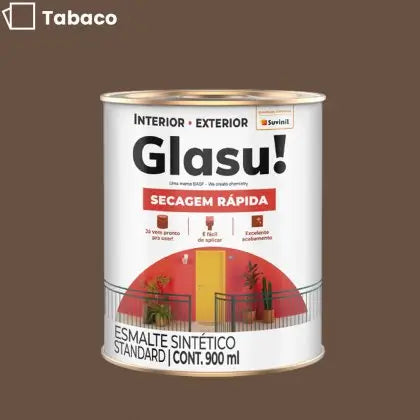 TINTA ESMALTE SINTÉTICO BRILHANTE 900ml – GLASU