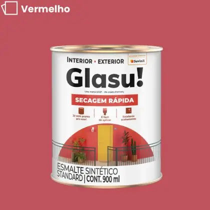 TINTA ESMALTE SINTÉTICO BRILHANTE 900ml – GLASU